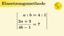 Gleichungssystem Einsetzungsverfahren