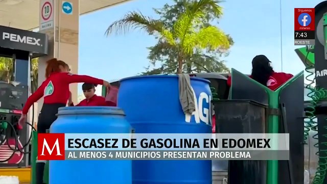 Falta de gasolina en Edomex afecta a municipios y despachadores buscan alternativas