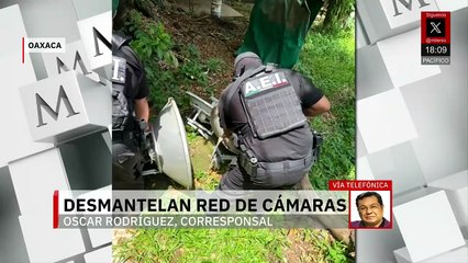 Autoridades desmantelan en Oaxaca red de vigilancia de grupos delictivos