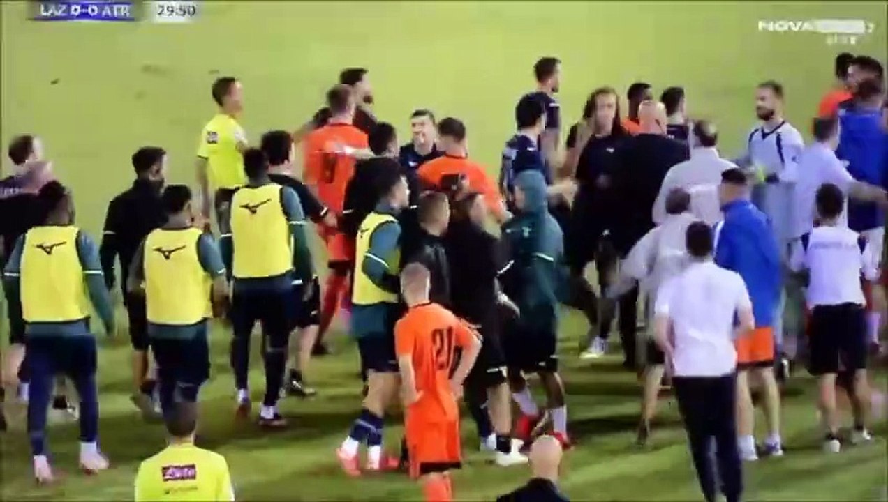 Le match amical Lazio-Atromitos temporairement interrompu après une bagarre impliquant Mattéo Guendouzi - Foot - Serie A