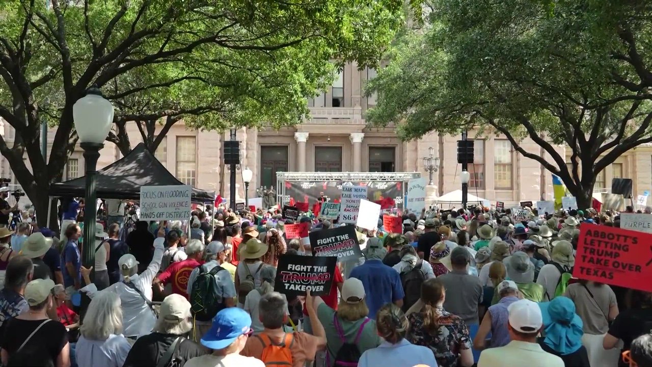 Protesters rally across US in 'Fight the Trump Takeover' demonstrations