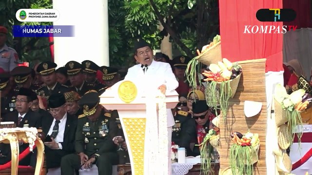 [FULL] Pidato Berapi-api! Gubernur Dedi Mulyadi di Upacara HUT ke-80 RI di Jawa Barat