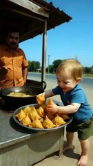 "Chhote Bacche Ki Samosa Kahani 🥺 | Mehnat Ka Phal 🍴 | Motivational Short Video" #Shorts
