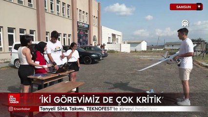 Tanyeli SİHA Takımı, TEKNOFEST'te zirveyi hedefliyor