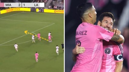 Messi show: super gol, poi geniale assist di tacco per Suarez