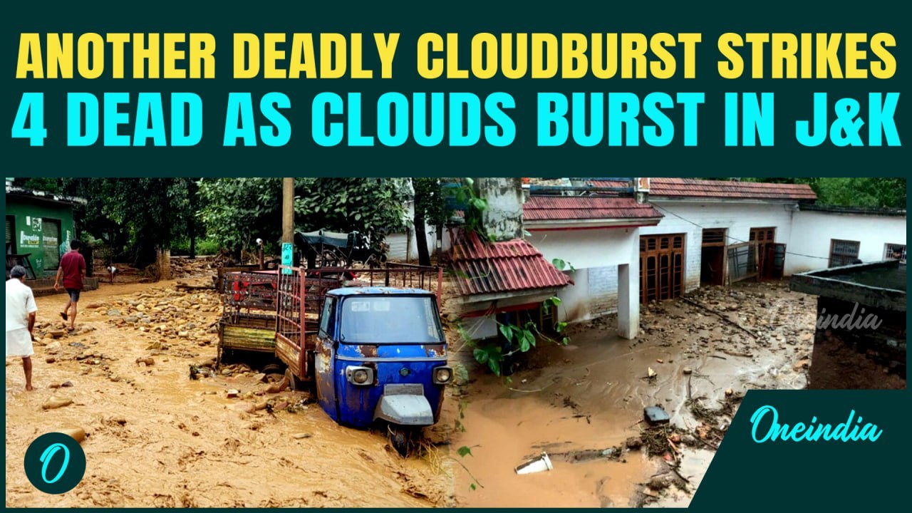 BREAKING: Cloudburst Devastates Kathua, Jammu & Kashmir | 4 Dead As Floods Swallow Villages
