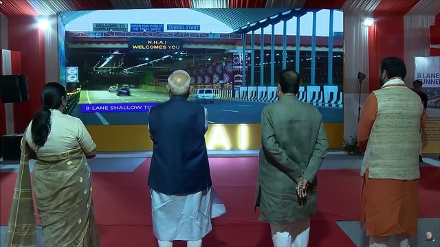 PM Modi inaugurates two National Highway projects in capital city