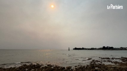 En Bretagne, un ciel orangé et noirâtre depuis deux jours