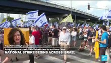 Protesters go on strike in Israel demanding ceasefire