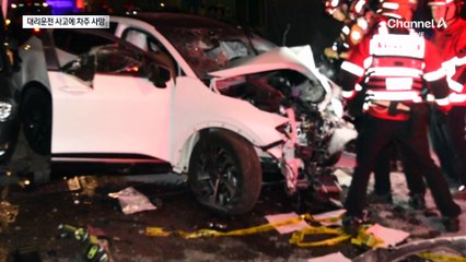 대리기사 운전 중 돌진…뒷좌석 탄 차주 사망