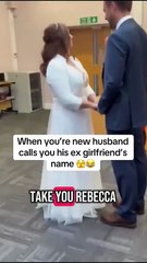 "PESADELO": Noivo diz nome da ex-namorada no altar e deixa convidados em choque