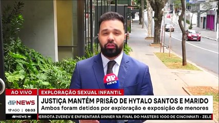 Justiça mantém prisão de Hytalo Santos e marido