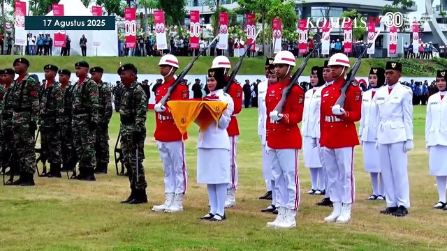[FULL] HUT ke-80 RI di IKN, Basuki Hadimuljono Pimpin Upacara Pengibaran Bendera Merah Putih