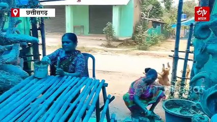 बलरामपुर में बंगाल के मूर्तिकार बना रहे भगवान गणेश की मूर्तियां, कला को जीवित रखना उद्देश्य