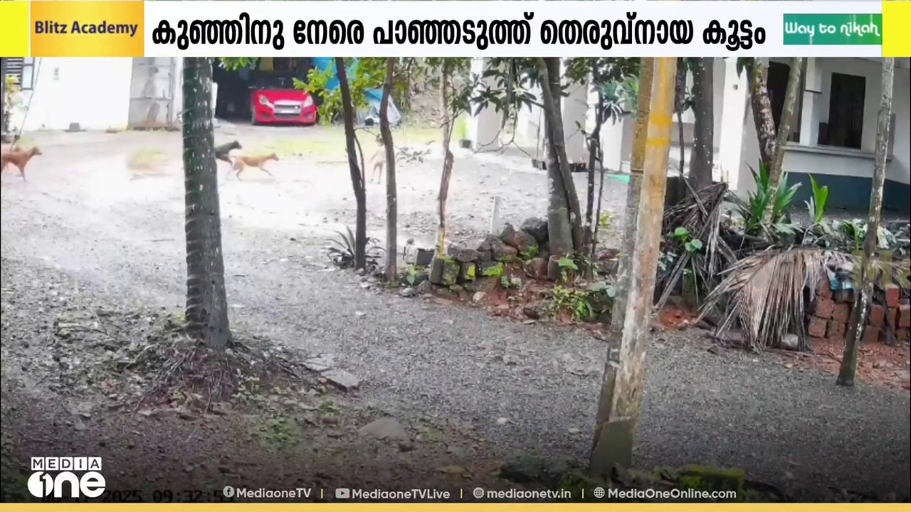 മലപ്പുറം വേങ്ങരയിൽ മൂന്ന് വയസുകാരന് നേരെ പാഞ്ഞട...