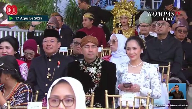 Salam Raffi Ahmad hingga Nicholas Saputra, Gusti Bhre dan Para Artis Hadiri Upacara HUT ke-80 RI