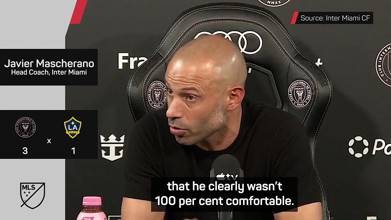 Mascherano downplays Messi's 'minor' discomfort on return