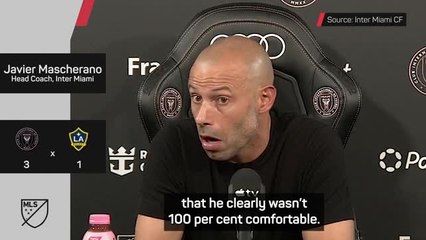 Mascherano downplays Messi's 'minor' discomfort on return