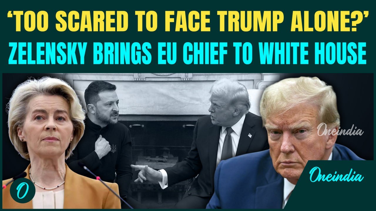 Zelensky Brings EU Chief To White House After Last Disaster Meeting|Trump Prepares To Grill Zelensky