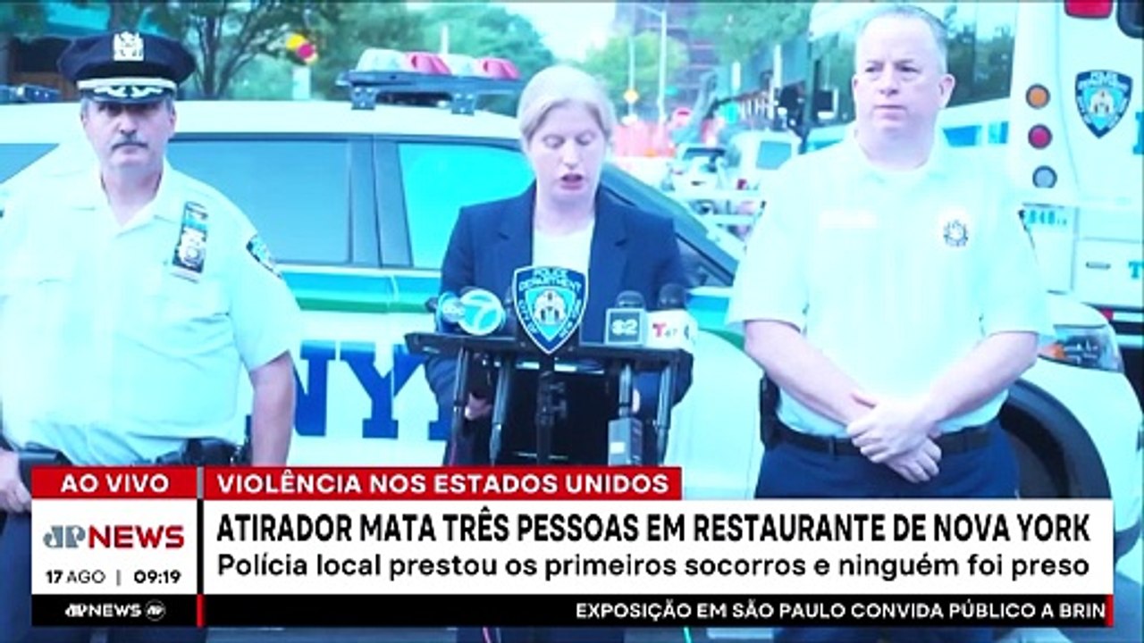 Atirador mata três pessoas em restaurante de Nova York