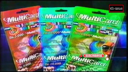 Tarjeta MultiCar de MultipPhone - Comercial - Venevision (2003) Venezuela