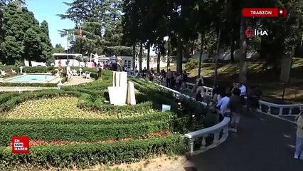 Trabzon'da Atatürk'ün vasiyetini yazdığı Atatürk Köşkü'ne ziyaretçi akını