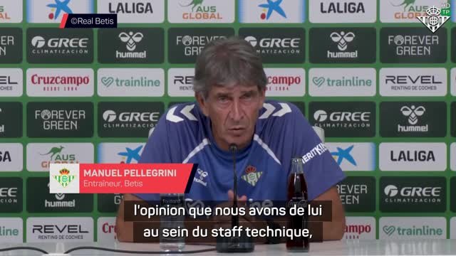 Betis - Pellegrini n’a pas parlé avec Antony mais veut le voir revenir