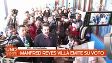 MANFRED REYES VILLA EMITE SU VOTO