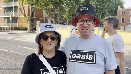 Fans excited for Oasis Dublin concert as band returns to Ireland after 16 years