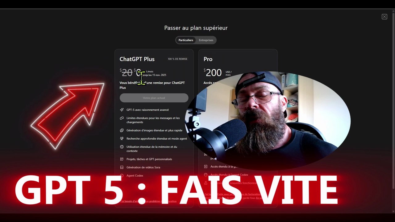 GPT-5 la méthode pour éviter de payer (FAIS VITE)