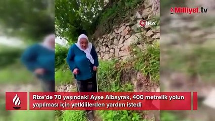 70 yaşındaki yaşlı kadın isyan etti! ‘İnşallah insafa gelirsiniz'