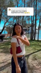 HUSBAND MATERIAL_ 🤔 When your boyfriend’s not afriad to hold your handbag… 👀🤭 #funny #shorts