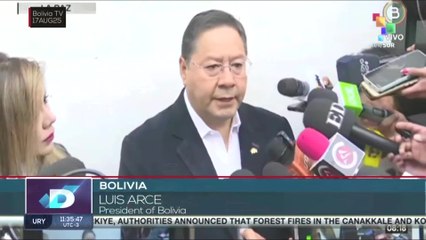 Bolivia | Pres. Luis Arce votes in general elections