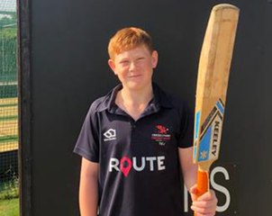 Batting excellence by 13-year-old Ted Elias Jones