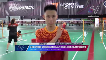 Edmund Teo teruja ketuai kem badminton di SEA Deaf