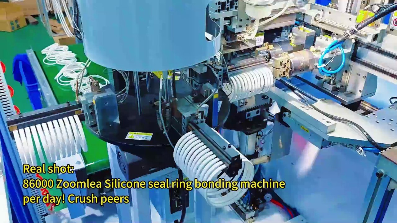 Real shot: 86000 Zoomlea Silicone seal ring bonding machine per day! Crush peers