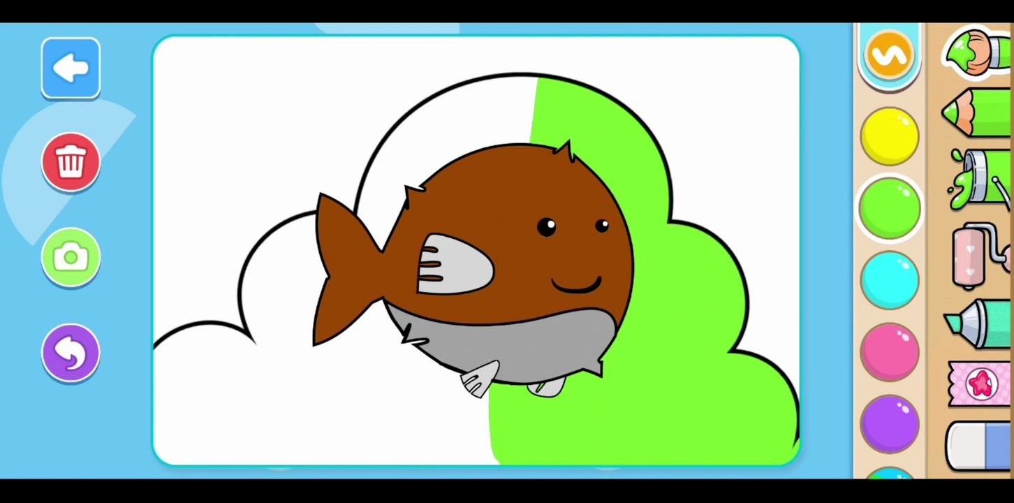 COLORING FISH FROM THE SEA
