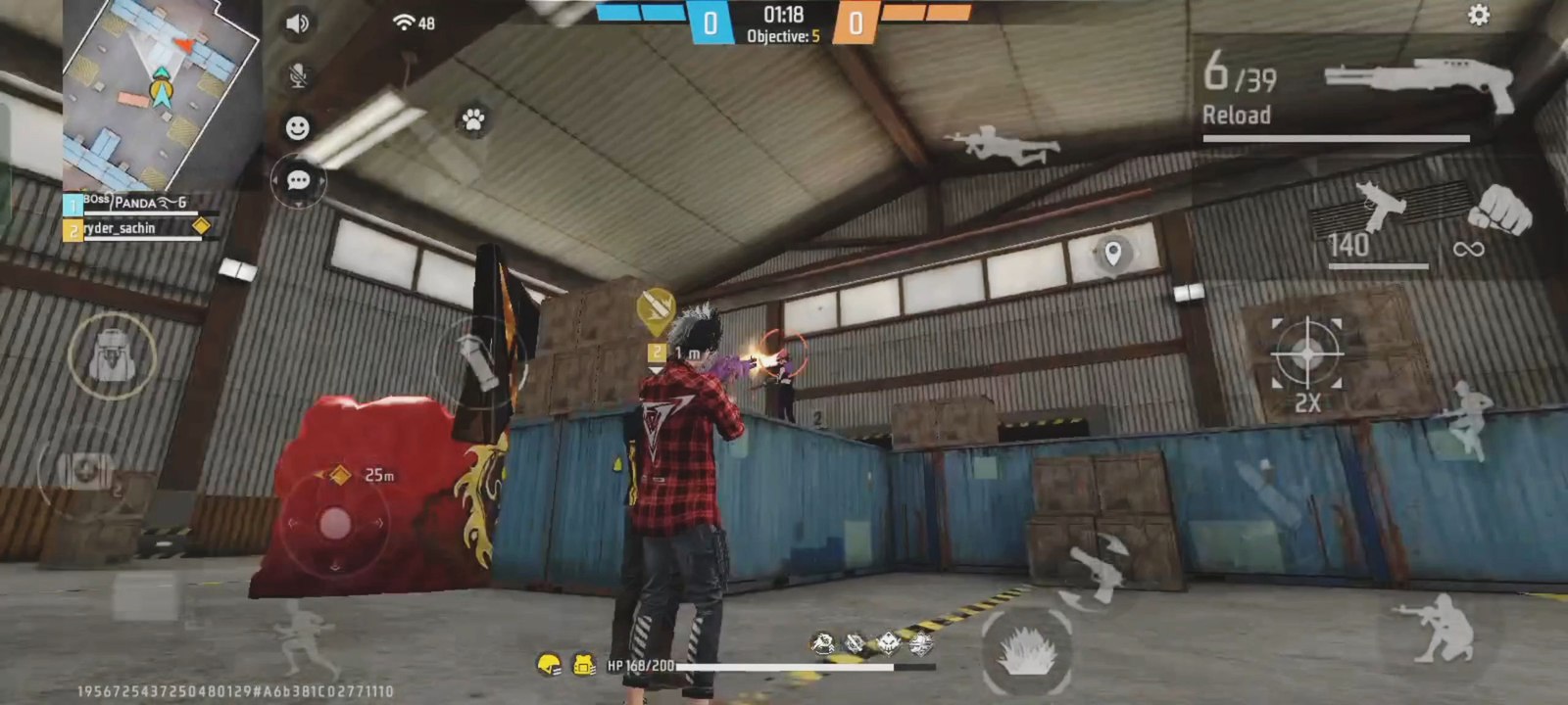 Free Fire Spas game play video 🎮😈