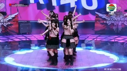 JKT48 - Amanojaku Batta (D'Academy 7 Konser kemerdekaan Indosiar) 170825