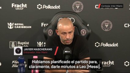 Mascherano sobre Messi: "Aún no está al 100 por 100"