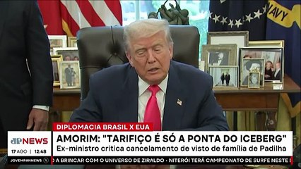Amorim alerta: 'Tarifaço' é apenas a superfície de uma crise maior com os EUA 🇺🇸