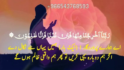 Some verses from Surah Al Momenoon. سورہ المومنین سے کچھ آیات۔