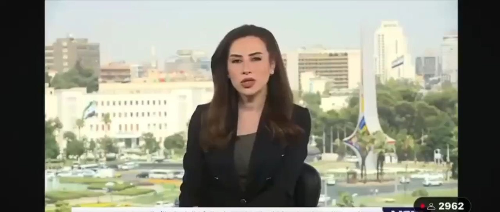 😱 Israel strikes Syrian General Staff in Damascus — the moment was broadcast live on local TV