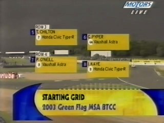 BTCC 2003 - Silverstone - Race 2
