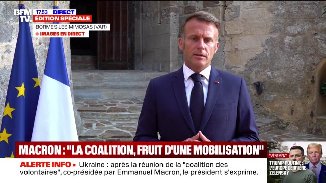 Guerre en Ukraine: Il n'y a qu'un agresseur, la Russie, et il n'y qu'un État qui propose une capitulation, c'est la Russie , réitère Emmanuel Macron