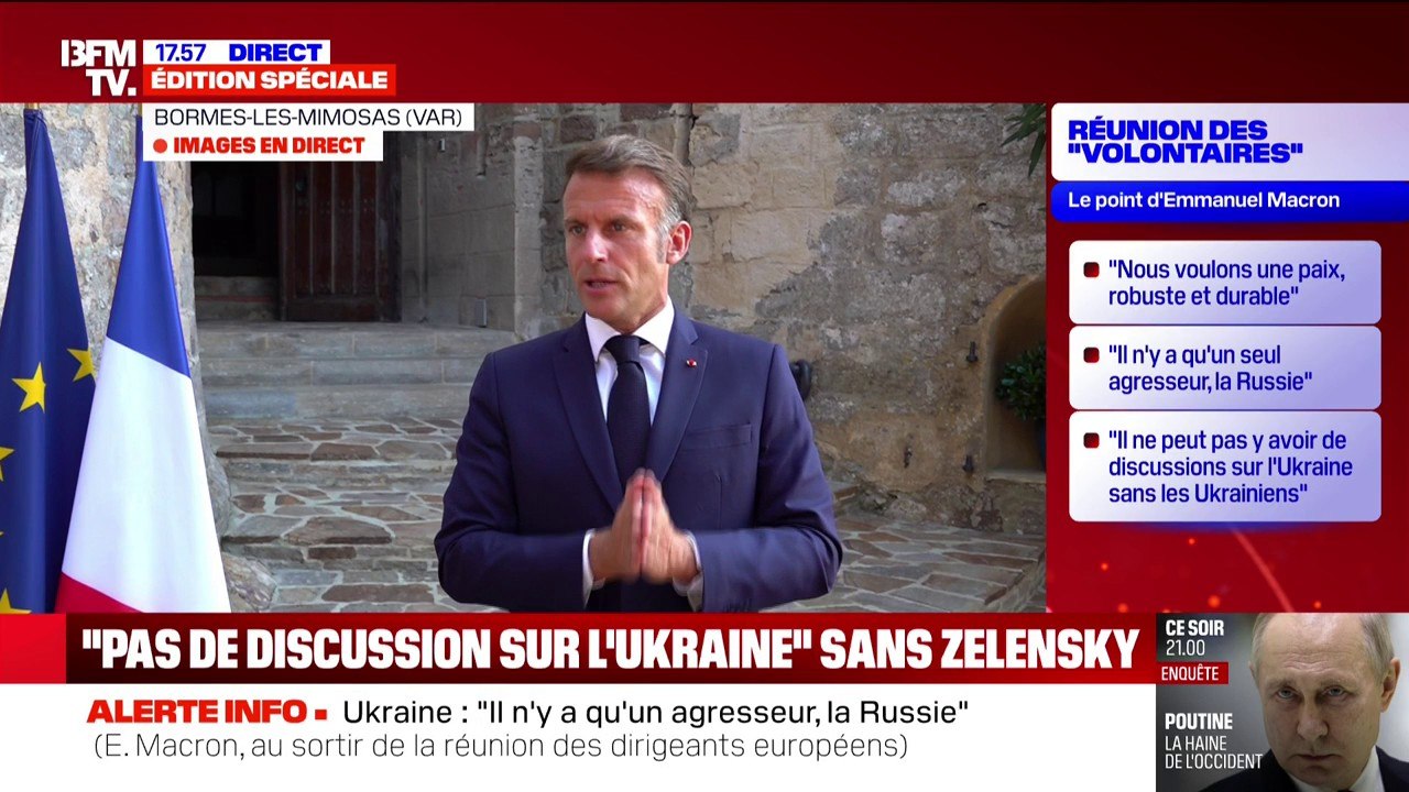"Pas de discussion sur l'Ukraine sans les Ukrainiens": ce que vont plaider les Européens ce lundi à Washington auprès de Donald Trump