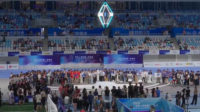 'Robot Olympics' comes to a close in Beijing after 3 days of sporting events