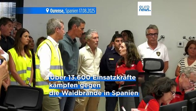 Größte Mobilisierung nach Waldbränden in Spanien und Portugal