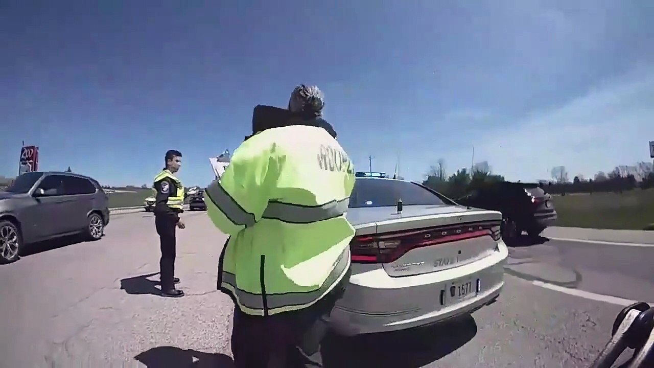 Il pense pouvoir éviter un contrôle de police
