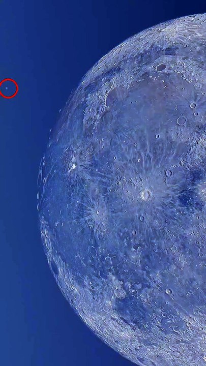 Nuevo Cráter en la Luna: Nasa